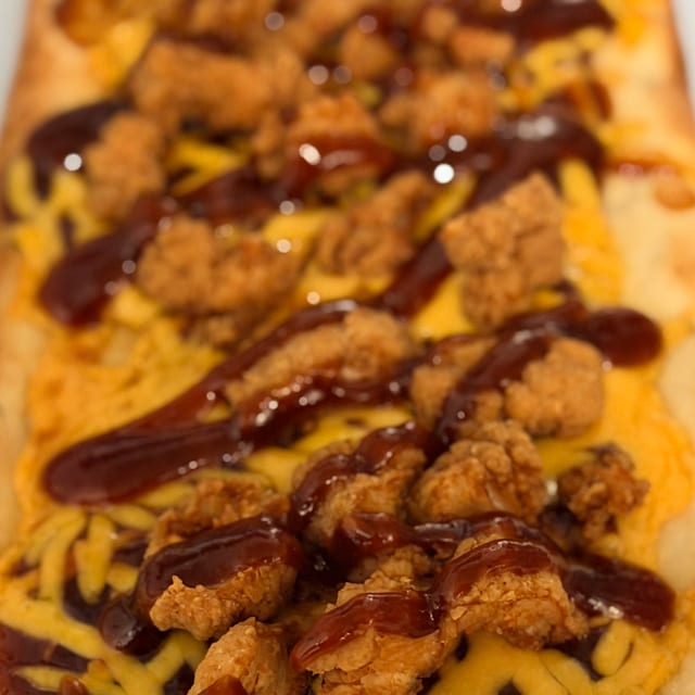 BBQ Chicken Flatbread.